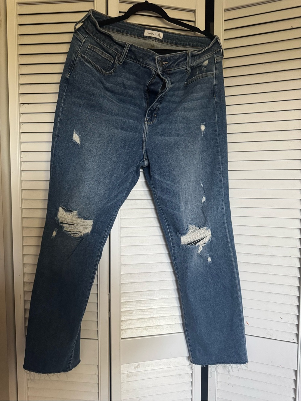 CJLA- Chrissy Distressed  Jeans - Picture 5 of 11